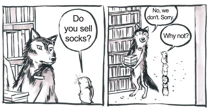 If You Ever Worked In Customer Service You'll Appreciate These 30 'Customer Service Wolf' Comics