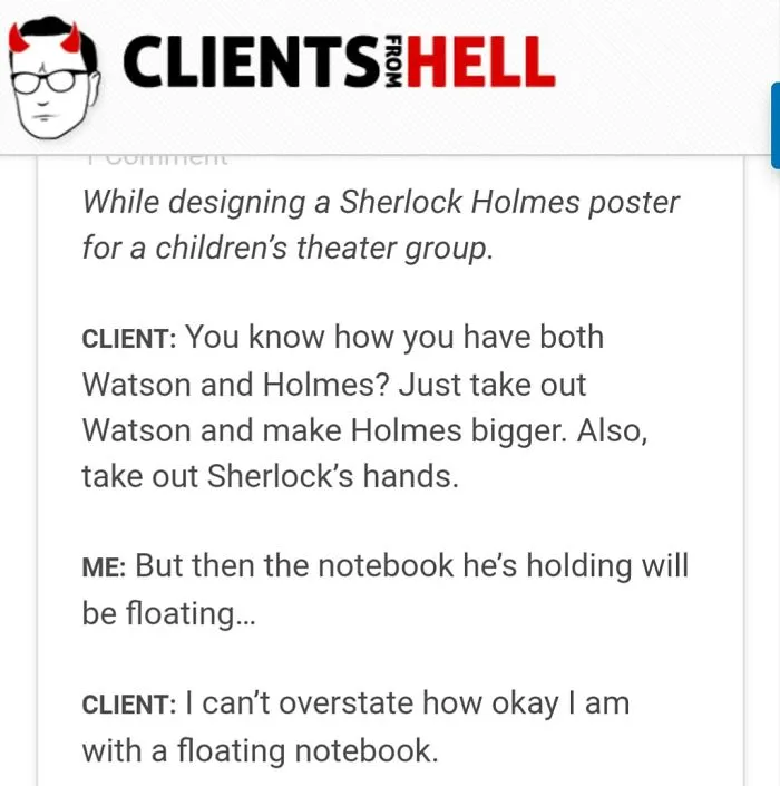 You Think Your Job Sucks? Then Take A Look At These 113 Real Conversations With Clients From Hell