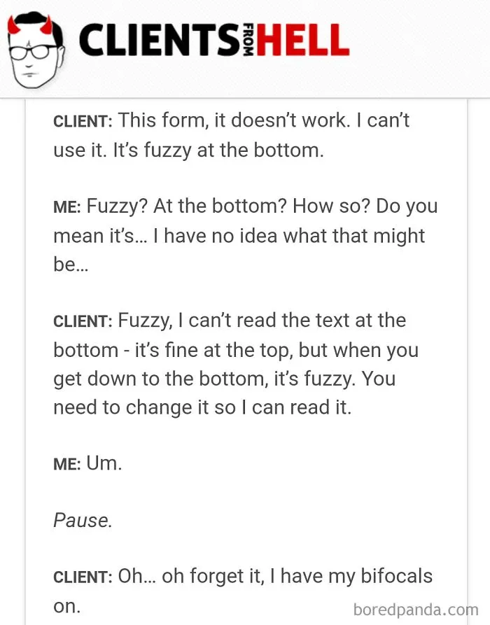 You Think Your Job Sucks? Then Take A Look At These 113 Real Conversations With Clients From Hell