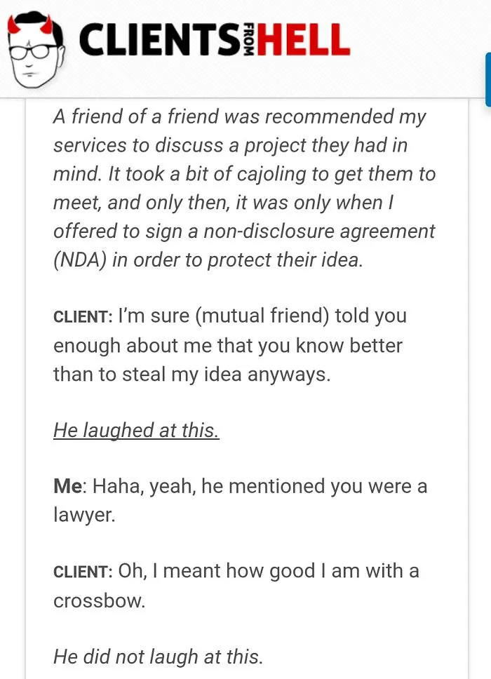 You Think Your Job Sucks? Then Take A Look At These 113 Real Conversations With Clients From Hell
