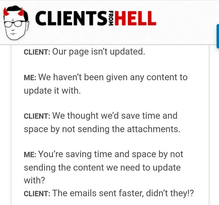 You Think Your Job Sucks? Then Take A Look At These 113 Real Conversations With Clients From Hell