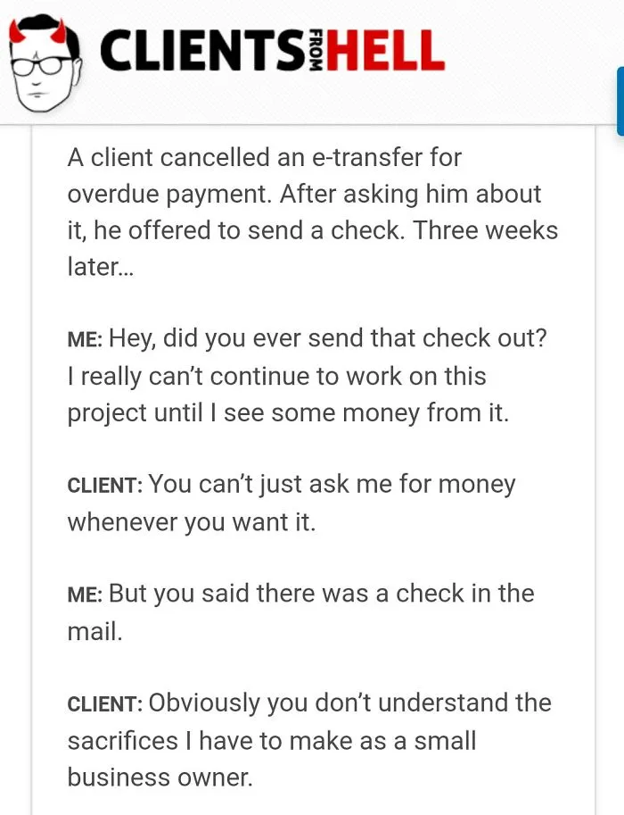 You Think Your Job Sucks? Then Take A Look At These 113 Real Conversations With Clients From Hell