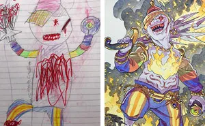 Dad Turns His Sons’ Doodles Into Anime Characters, And The Result Is Amazing (Part IV)