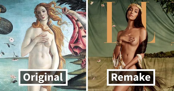 ELLE Brazil Recreates 5 Iconic Paintings With Real People, And The Results Are Impressive