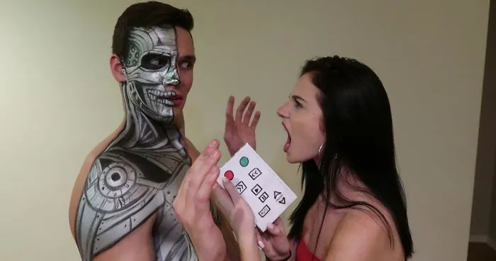 I Spent 5 Hours Turning A Man Into A Half-Man, Half-Robot Hybrid
