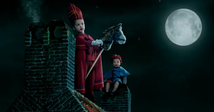 My Sons In The Leading Role Of  "Saint Nicholas" And "Black Pete"