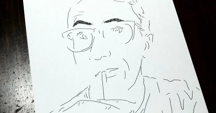 I Create Minimalist Illustrations Of Me & My Friends