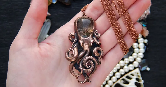 It Took For Me Almost Two Weeks To Make This Copper Electroformed Pendant