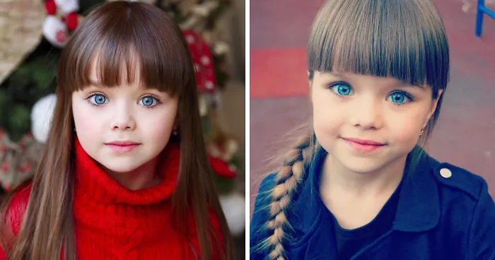 6-Year-Old Russian With Beautiful Blue Eyes Is Voted The Most Beautiful Girl In The World