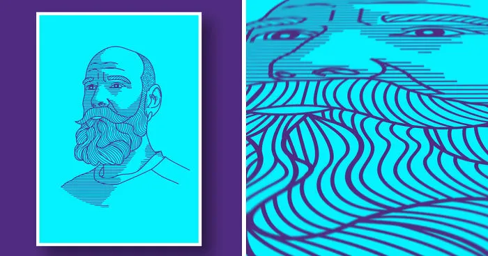 Lineart Portrait Illustrations