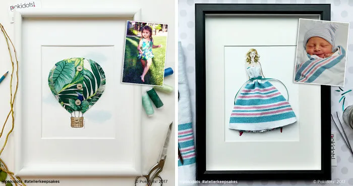 I Create Beautiful Custom Keepsakes Out Of Outgrown Baby Clothes