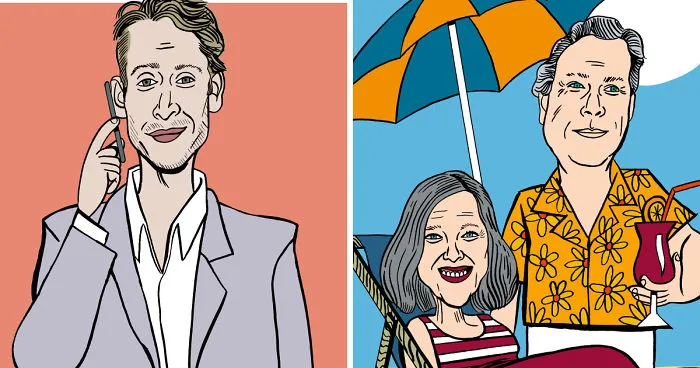 Illustrator Imagines What Home Alone Characters Would Look Like Now, 25 Years Later