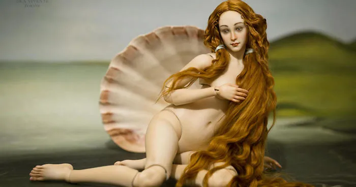 Artist Transforms Botticelli's Venus Into A Japanese Doll Is The Result Was Magnificent