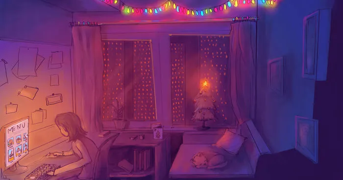 My Friend Opened Up About Her Anxiety By Illustrating How It Makes Her Feel At Christmas (Then Did It For Others)