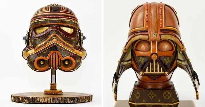 I Upcycle Old Louis Vuitton Bags Into Star Wars Sculptures