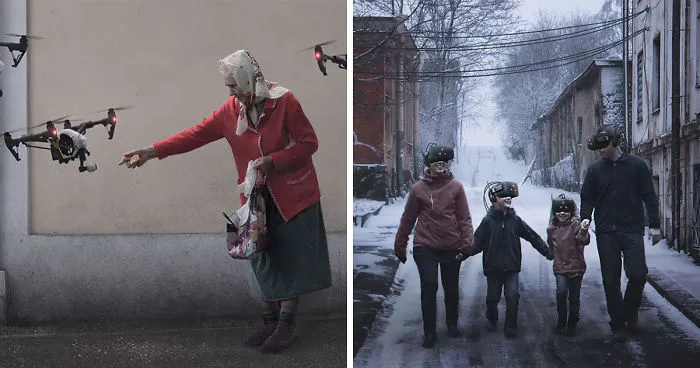 Digital Artists Create Surrealist World Of Russia In The Year Of 2046 