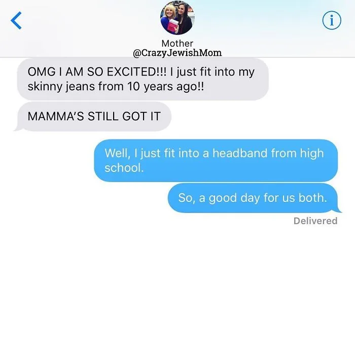 Daughter Posts Brutally Honest Texts That She Receives From Her Crazy Jewish Mother, And It's Hilarious