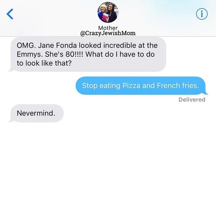 Daughter Posts Brutally Honest Texts That She Receives From Her Crazy Jewish Mother, And It's Hilarious