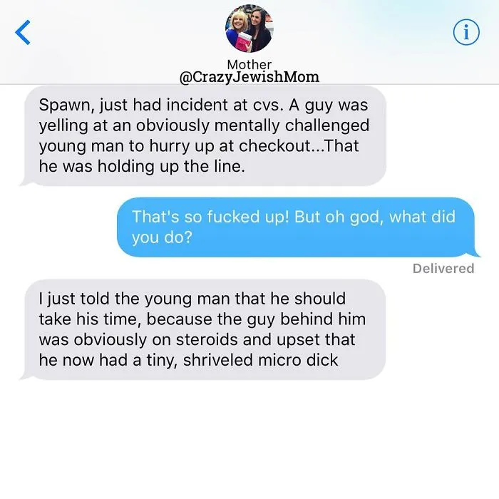 Daughter Posts Brutally Honest Texts That She Receives From Her Crazy Jewish Mother, And It's Hilarious