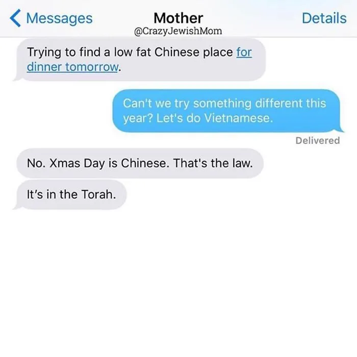 Daughter Posts Brutally Honest Texts That She Receives From Her Crazy Jewish Mother, And It's Hilarious