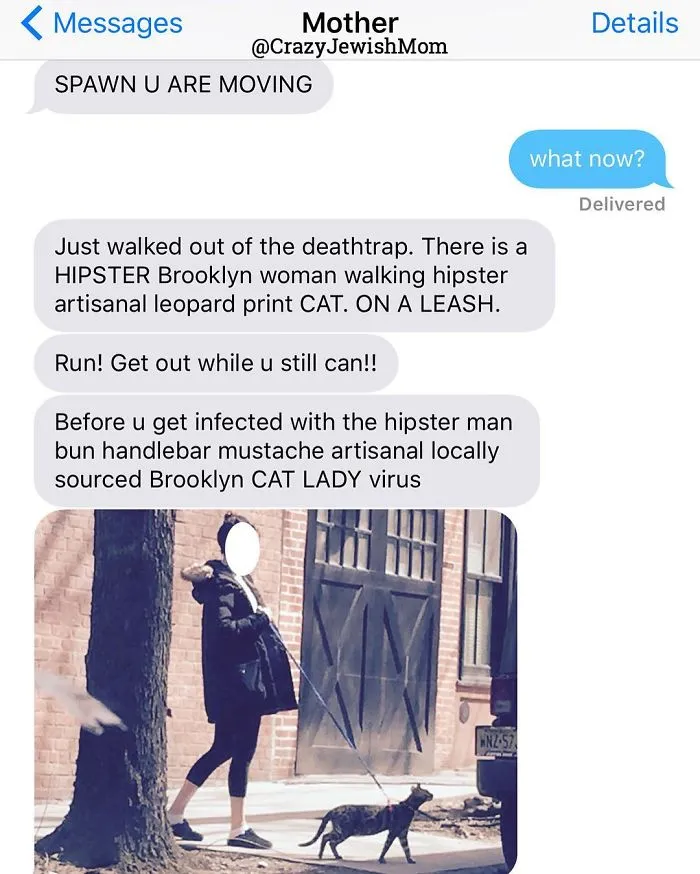 Daughter Posts Brutally Honest Texts That She Receives From Her Crazy Jewish Mother, And It's Hilarious