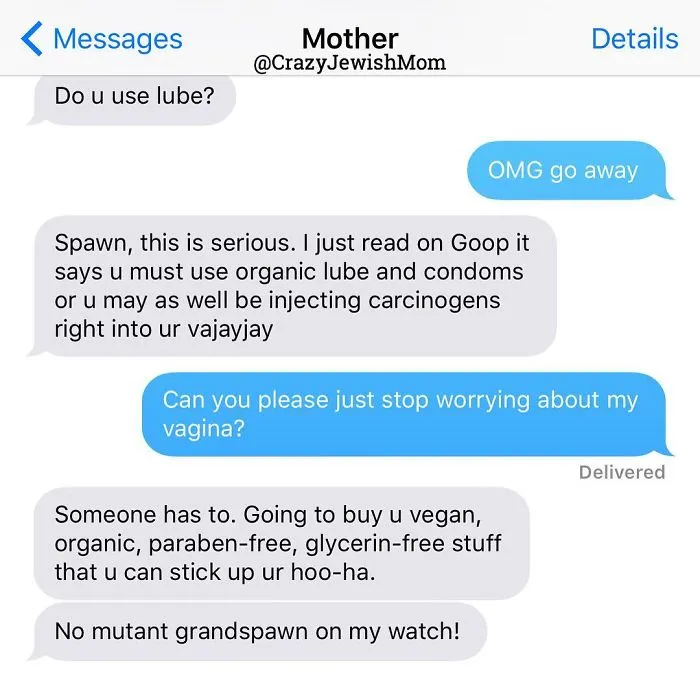 Daughter Posts Brutally Honest Texts That She Receives From Her Crazy Jewish Mother, And It's Hilarious