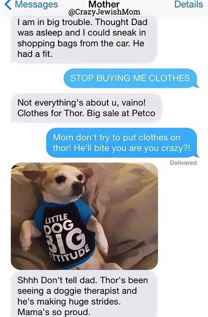 Daughter Posts Brutally Honest Texts That She Receives From Her Crazy Jewish Mother, And It's Hilarious