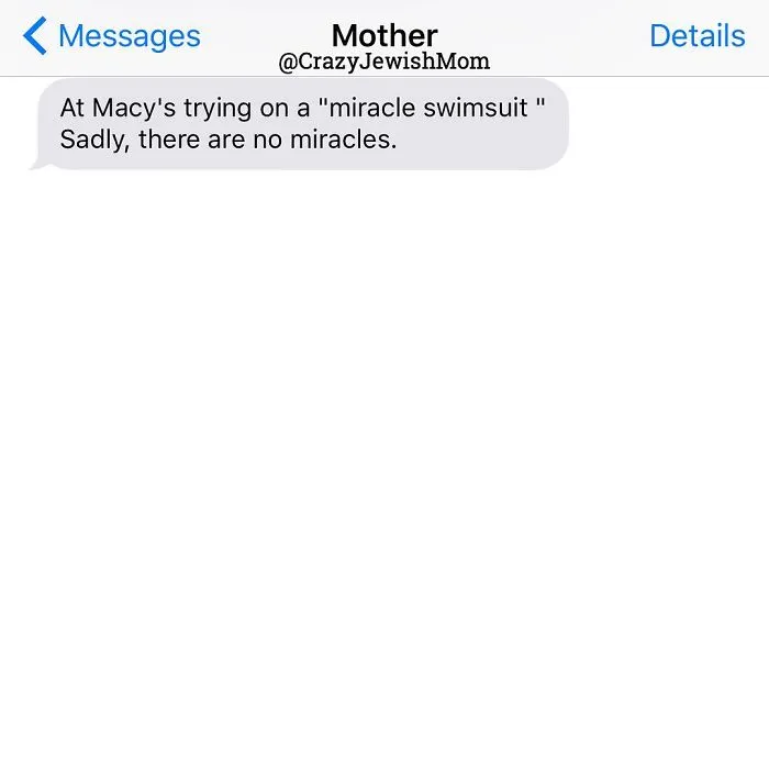 Daughter Posts Brutally Honest Texts That She Receives From Her Crazy Jewish Mother, And It's Hilarious