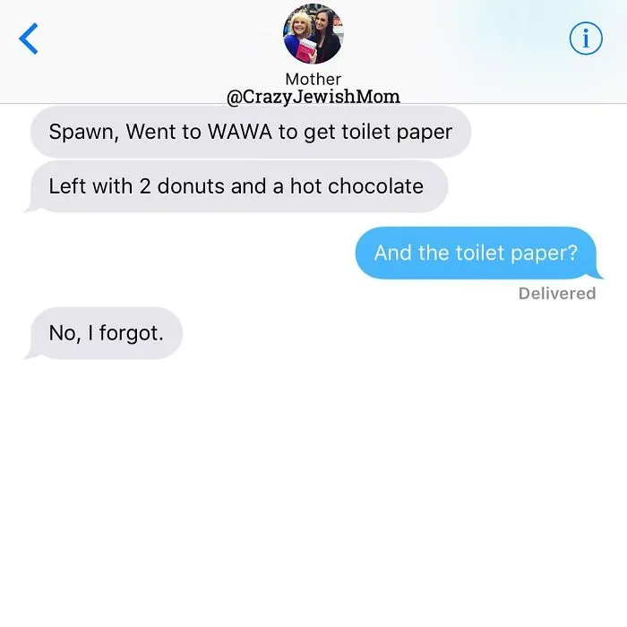 Daughter Posts Brutally Honest Texts That She Receives From Her Crazy Jewish Mother, And It's Hilarious