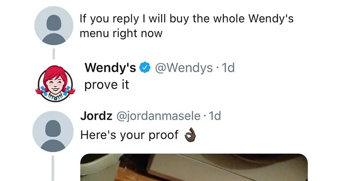 32 Hilarious Twitter Roasts By Wendy's That Will Make You Think Twice Before Posting