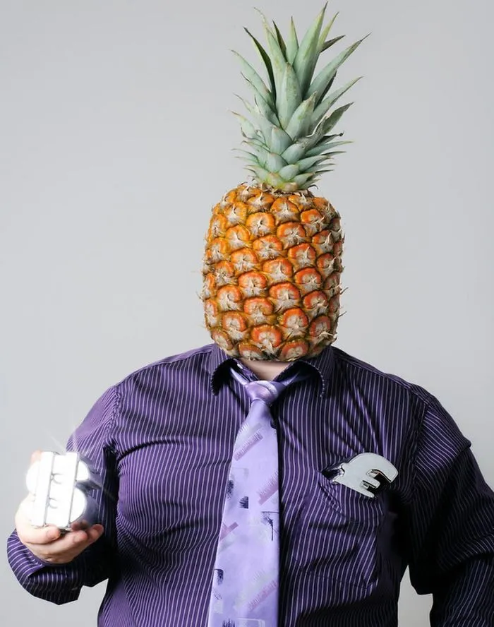 Pineapple Businessman