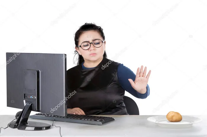 Estoy trabajando, patatas no