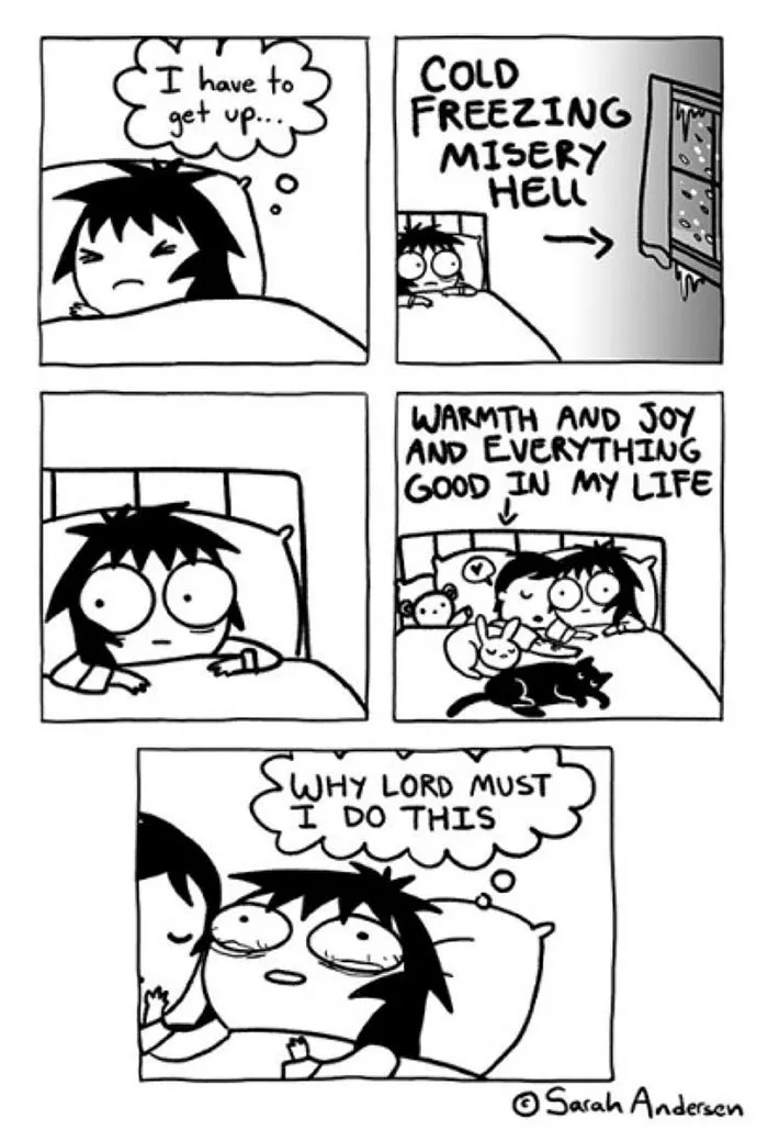 50 Funny Comics About Winter Problems That Almost Everyone Will Relate To
