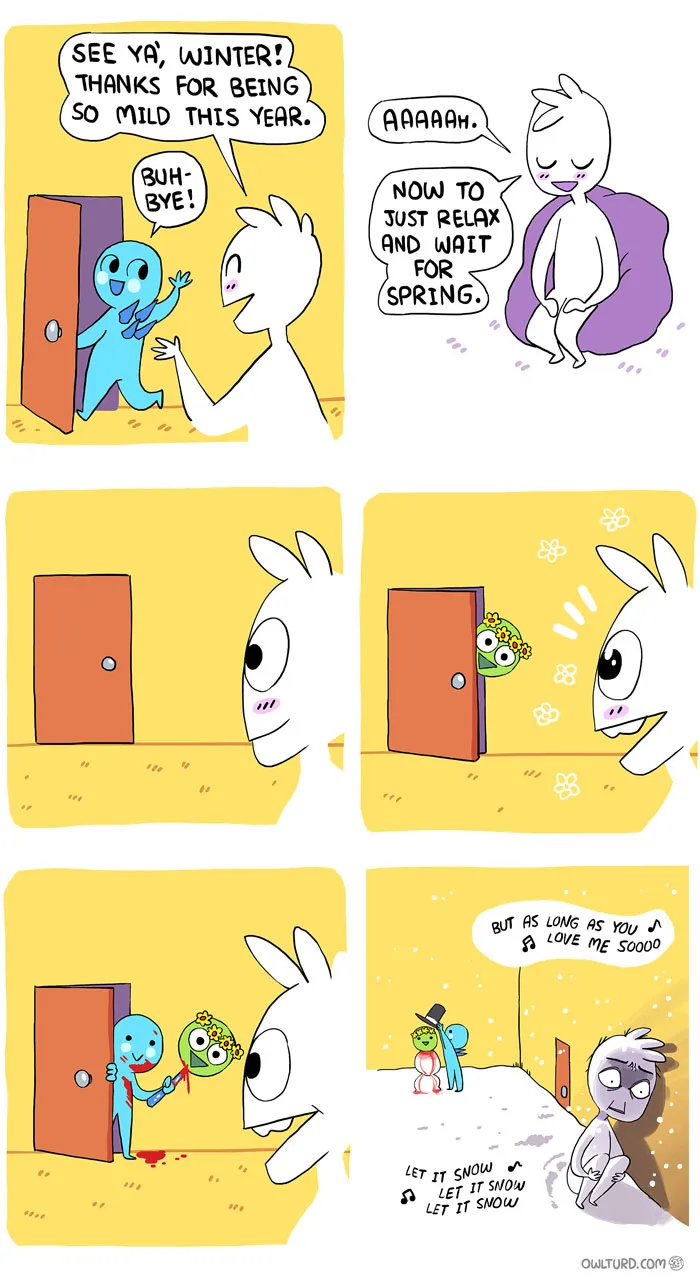 50 Funny Comics About Winter Problems That Almost Everyone Will Relate To