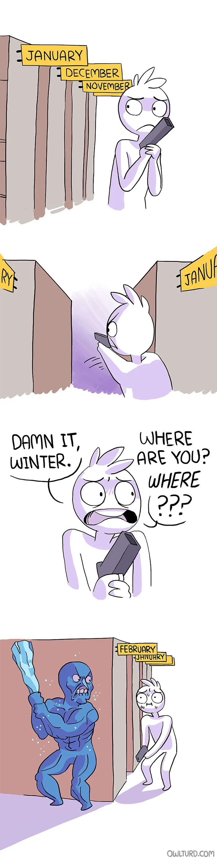 50 Funny Comics About Winter Problems That Almost Everyone Will Relate To