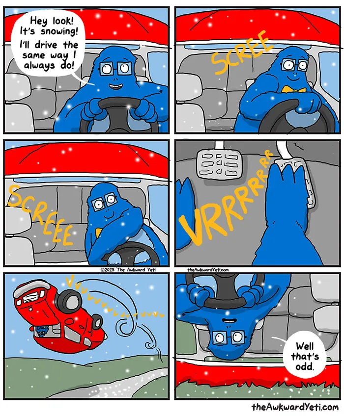50 Funny Comics About Winter Problems That Almost Everyone Will Relate To