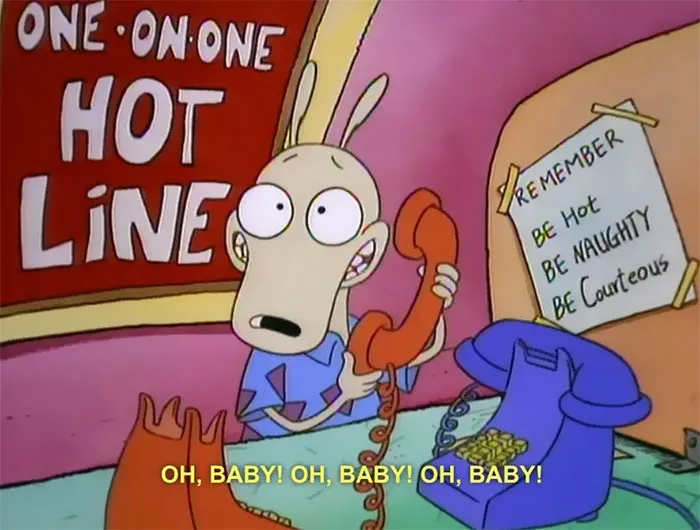 That Time Rocko Moonlighted As A Phone Sex Operator