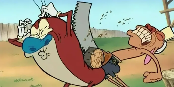 Cuando Ren le hizo esto a Stimpy