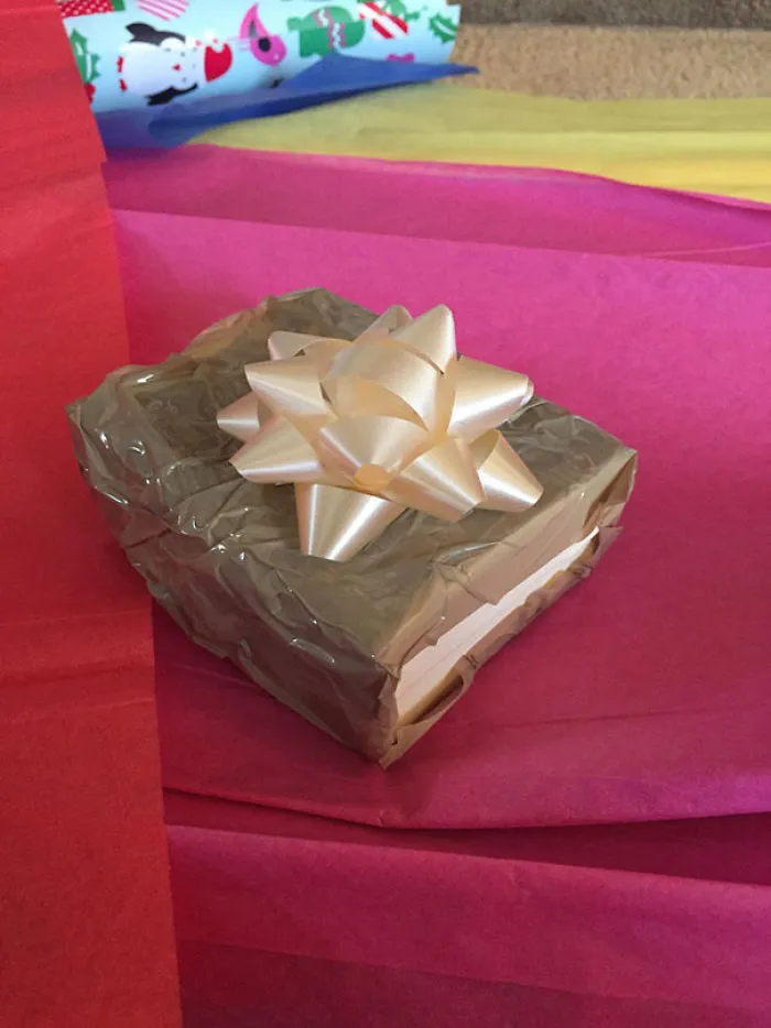 I Bought My Wife A Necklace For Christmas. The Guy Asked Me If I Would Like It Gift Wrapped. I Told Him Yes And Asked Him To Make It Look As Horrible As Possible. He Pulled Out A Roll Of Tape And Said "As You Wish Sir"