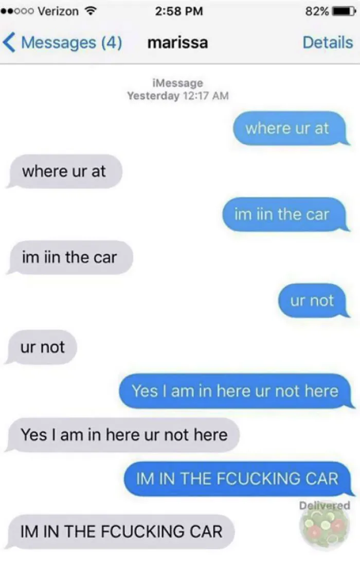 Got So Drunk Last Night I Thought I Was Texting My Friend For A Ride, But I Was Just Texting Myself For The Whole Time