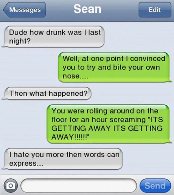 How Drunk Was I Last Night?