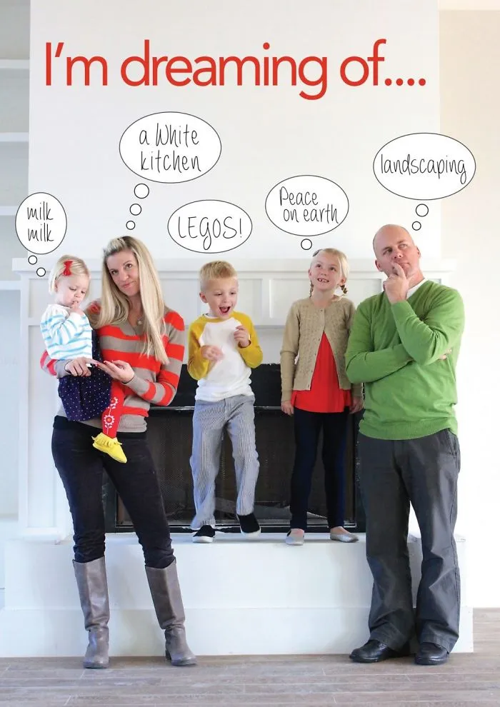 I'm Dreaming Of... A White Kitchen And Everything Else Christmas Card