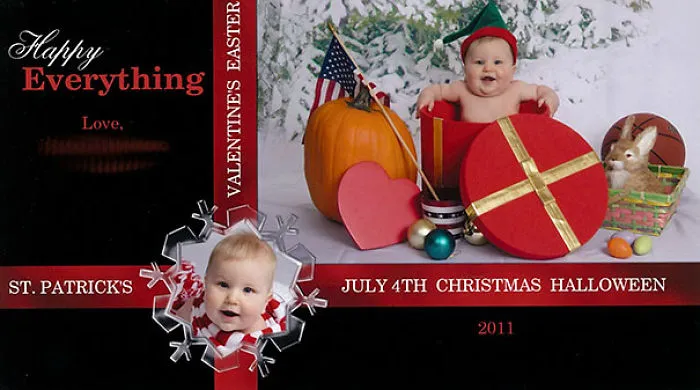 Probably The Last Time I'm Allowed To Do Our Christmas Cards