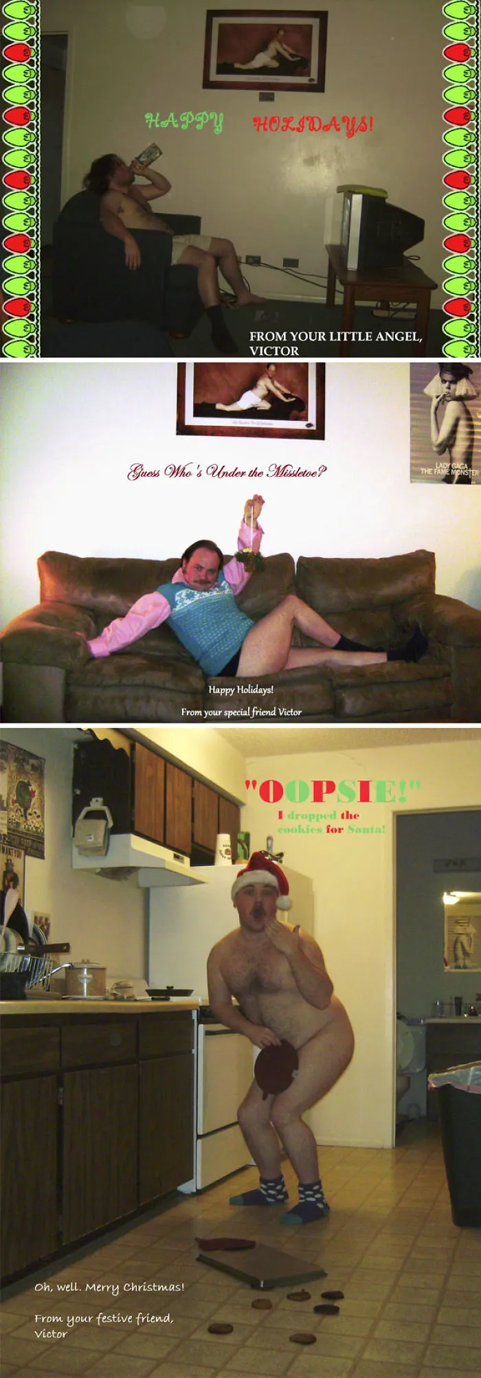 I Like To Make Christmas Cards For My Family, Even Though They Constantly Tell Me To Stop