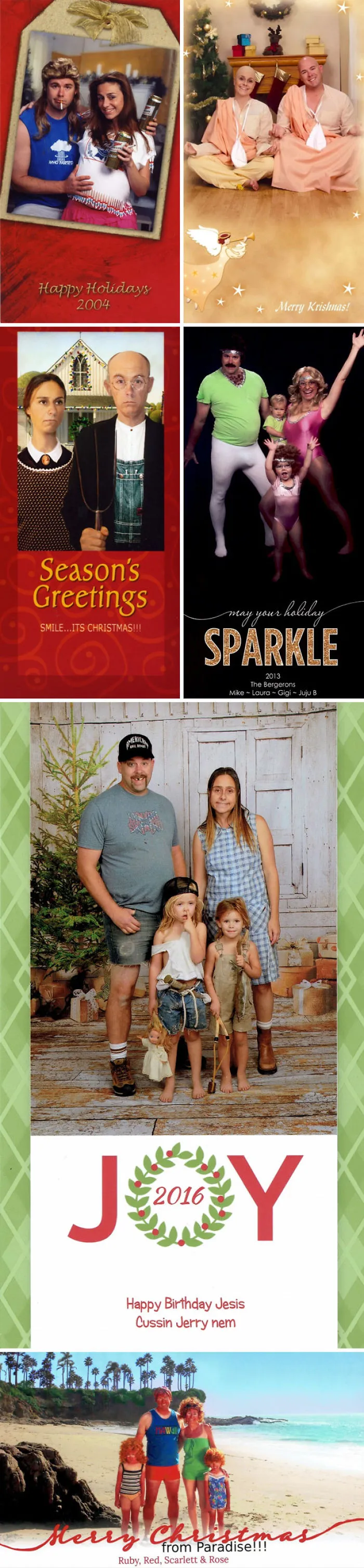 The Bergeron Family Holiday Tradition 2003-2016