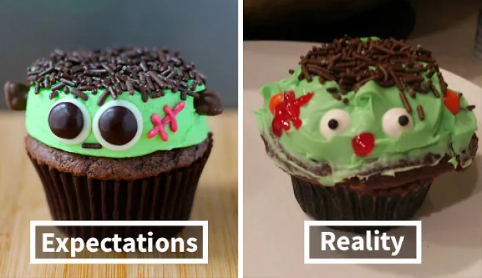 Girlfriend's Halloween Themed Cupcakes
