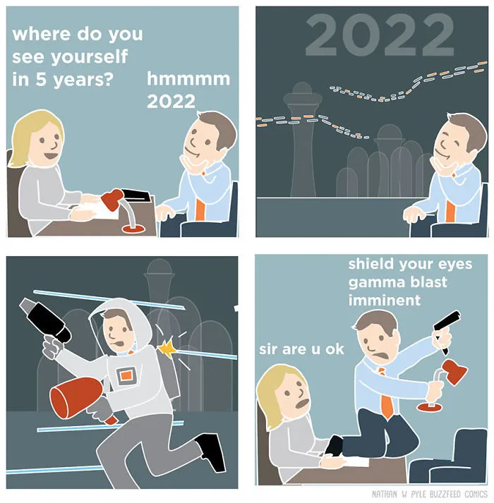 10 Hilarious Comics Show What Not To Say During Job Interviews