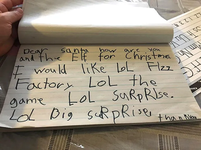 The Fun Begins... It Must Be An Inside Joke Between Her, Santa, And The Elf