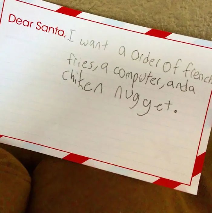 French Fries, Computer And A Chicken Nugget