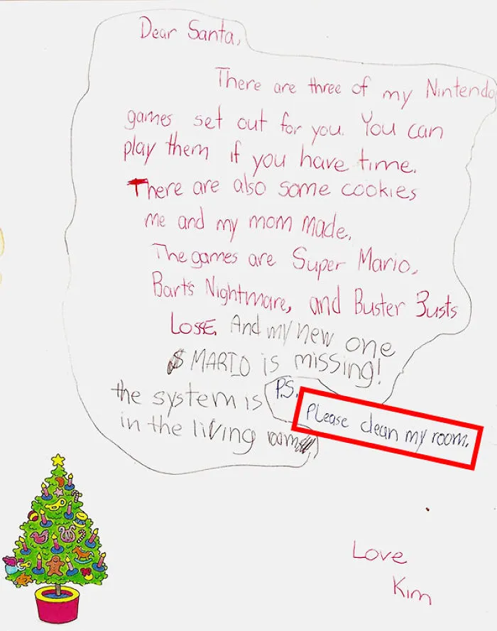 My Childhood Letter To Santa Claus